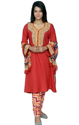 RED SALWAR SUIT 